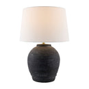 Contract furniture - Black Ceramic Accent Table Lamp - www.oroatrade.com