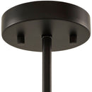 Hospitality furniture - Black Metal 6-Light Chandelier - www.oroatrade.com