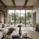Modern European furniture - Hand-Painted Semi-Dome Table Lamp - www.oroatrade.com