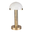 Hospitality furniture - White Stone Dome Table Lamp - www.oroatrade.com