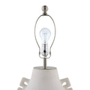Hospitality furniture - Glazed White Ceramic Table Lamp - www.oroatrade.com