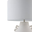 Hospitality furniture - Glazed White Ceramic Table Lamp - www.oroatrade.com
