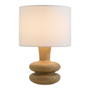 Hospitality furniture - White Drum Linen Table Lamp - www.oroatrade.com