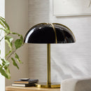 Hospitality furniture - Black Metal Dome Table Lamp - www.oroatrade.com
