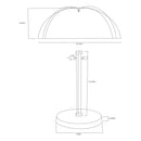 Hospitality furniture - Black Metal Dome Table Lamp - www.oroatrade.com