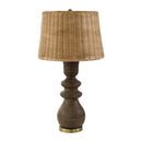 Hospitality furniture - Rattan Brown Base Table Lamp - www.oroatrade.com