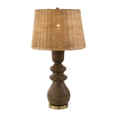 Hospitality furniture - Rattan Brown Base Table Lamp - www.oroatrade.com