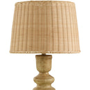 Hospitality furniture - Rattan Light Brown Base Table Lamp - www.oroatrade.com