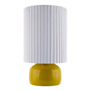 Hospitality furniture - Reeded Linen Accent Table Lamp - www.oroatrade.com