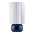 Hospitality furniture - Reeded Linen Accent Table Lamp - www.oroatrade.com