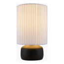 Hospitality furniture - Reeded Linen Accent Table Lamp - www.oroatrade.com
