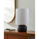 Hospitality furniture - Reeded Linen Accent Table Lamp - www.oroatrade.com