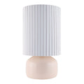 Hospitality furniture - Reeded Linen Accent Table Lamp - www.oroatrade.com