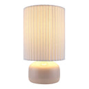 Hospitality furniture - Reeded Linen Accent Table Lamp - www.oroatrade.com
