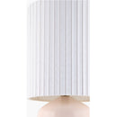 Hospitality furniture - Reeded Linen Accent Table Lamp - www.oroatrade.com
