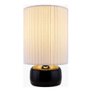 Hospitality furniture - Reeded Linen Accent Table Lamp - www.oroatrade.com