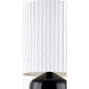 Hospitality furniture - Reeded Linen Accent Table Lamp - www.oroatrade.com