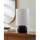 Hospitality furniture - Reeded Linen Accent Table Lamp - www.oroatrade.com