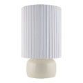 Hospitality furniture - Reeded Linen Accent Table Lamp - www.oroatrade.com
