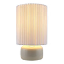 Hospitality furniture - Reeded Linen Accent Table Lamp - www.oroatrade.com