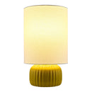 Contract furniture - Fluted Ceramic Accent Table Lamp - www.oroatrade.com