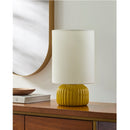 Contract furniture - Fluted Ceramic Accent Table Lamp - www.oroatrade.com
