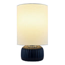 Contract furniture - Fluted Ceramic Accent Table Lamp - www.oroatrade.com