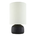 Contract furniture - Fluted Ceramic Accent Table Lamp - www.oroatrade.com