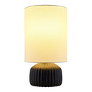 Contract furniture - Fluted Ceramic Accent Table Lamp - www.oroatrade.com