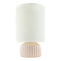 Contract furniture - Fluted Ceramic Accent Table Lamp - www.oroatrade.com