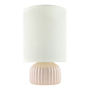 Contract furniture - Fluted Ceramic Accent Table Lamp - www.oroatrade.com