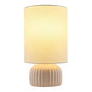 Contract furniture - Fluted Ceramic Accent Table Lamp - www.oroatrade.com