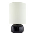 Contract furniture - Fluted Ceramic Accent Table Lamp - www.oroatrade.com