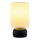 Contract furniture - Fluted Ceramic Accent Table Lamp - www.oroatrade.com