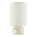Contract furniture - Fluted Ceramic Accent Table Lamp - www.oroatrade.com