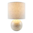 Hospitality furniture - White Ceramic Sphere Table Lamp - www.oroatrade.com