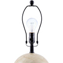 Hospitality furniture - White Ceramic Sphere Table Lamp - www.oroatrade.com