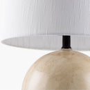 Hospitality furniture - White Ceramic Sphere Table Lamp - www.oroatrade.com