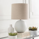 Hospitality furniture - Gray Ceramic Sphere Table Lamp - www.oroatrade.com