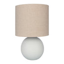 Hospitality furniture - Gray Ceramic Sphere Table Lamp - www.oroatrade.com