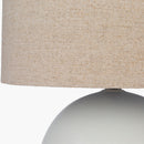 Hospitality furniture - Gray Ceramic Sphere Table Lamp - www.oroatrade.com