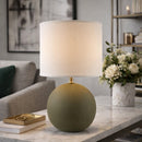 Hospitality furniture - Round Ceramic Accent Table Lamp - www.oroatrade.com