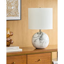 Hospitality furniture - Swirl Round Ceramic Table Lamp - www.oroatrade.com