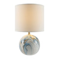Hospitality furniture - Swirl Round Ceramic Table Lamp - www.oroatrade.com