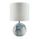 Hospitality furniture - Swirl Round Ceramic Table Lamp - www.oroatrade.com