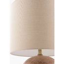 Contract furniture - Round Glazed Ceramic Table Lamp - www.oroatrade.com