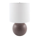 Contract furniture - Round Glazed Ceramic Table Lamp - www.oroatrade.com