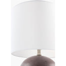 Contract furniture - Round Glazed Ceramic Table Lamp - www.oroatrade.com
