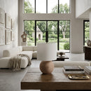 Contract furniture - Round Glazed Ceramic Table Lamp - www.oroatrade.com