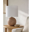 Contract furniture - Round Glazed Ceramic Table Lamp - www.oroatrade.com